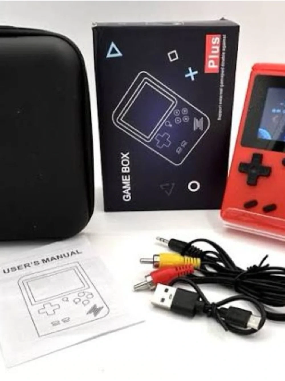 Plus Handheld Game Console - RED